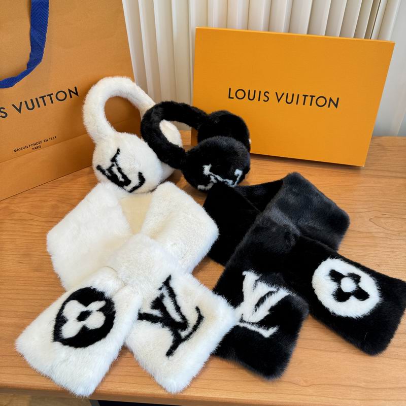 LV scarf earmuff dx04